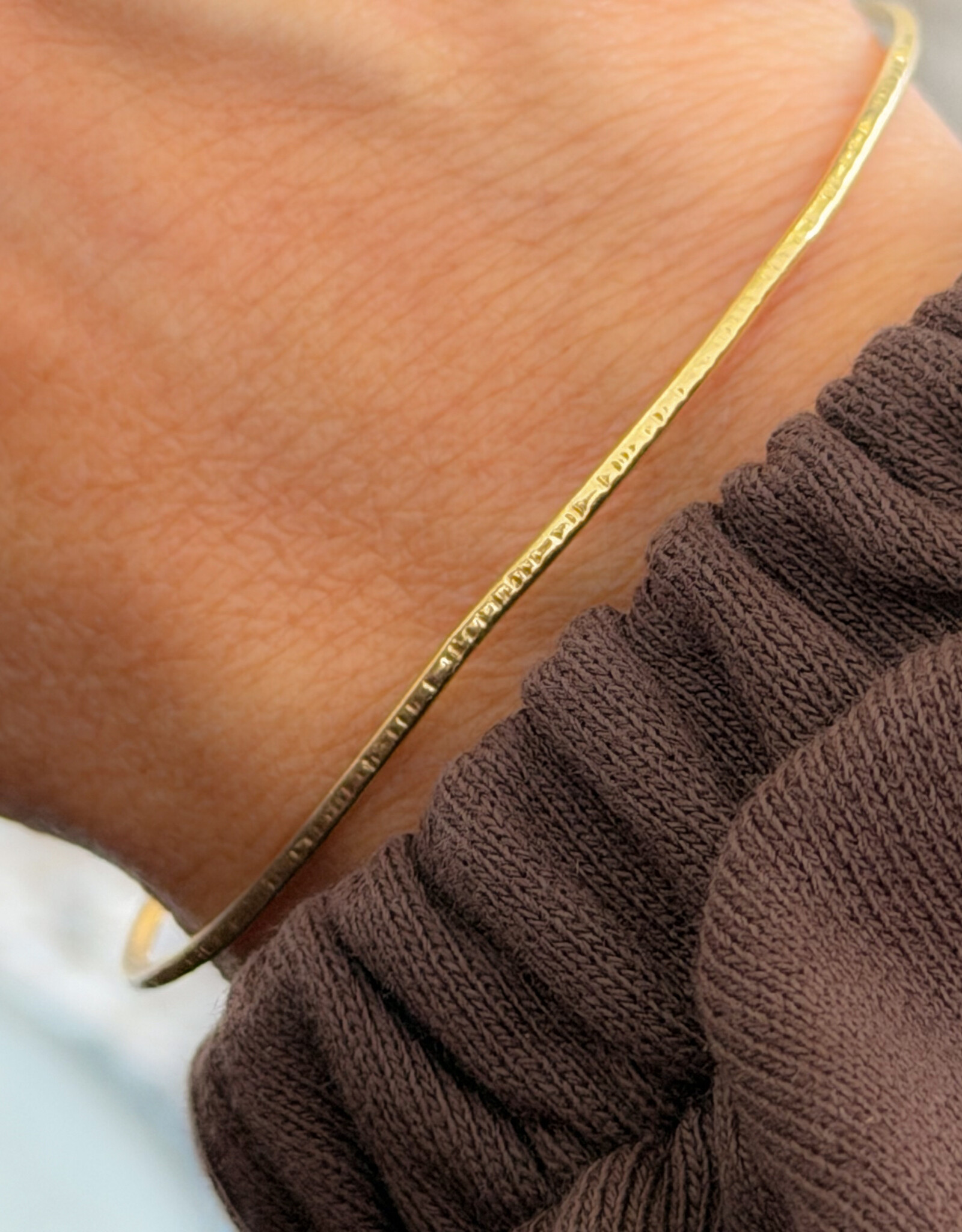 Atelier Maison Gehamerde bangle | 18 karaat goud