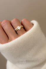 Atelier Maison Personaliseer de Blossom ring naar wens