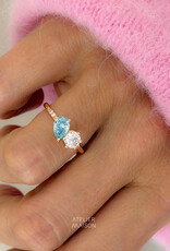 Atelier Maison Siblings ring | mt 54 | 18K rosé goud