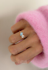 Atelier Maison Soulmates ring | mt 54 | 18K rosé goud