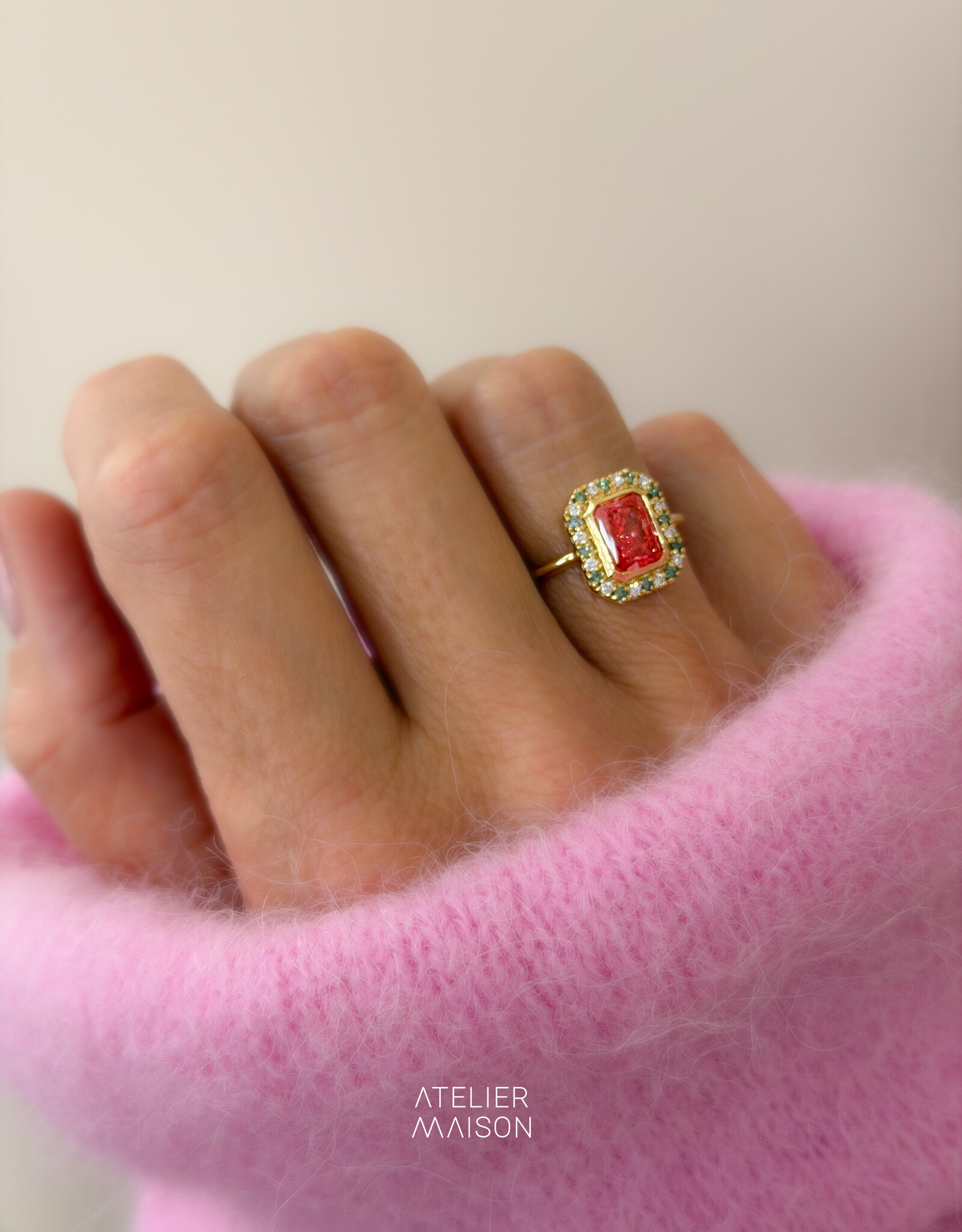 Atelier Maison 18K geel goud | mt 53