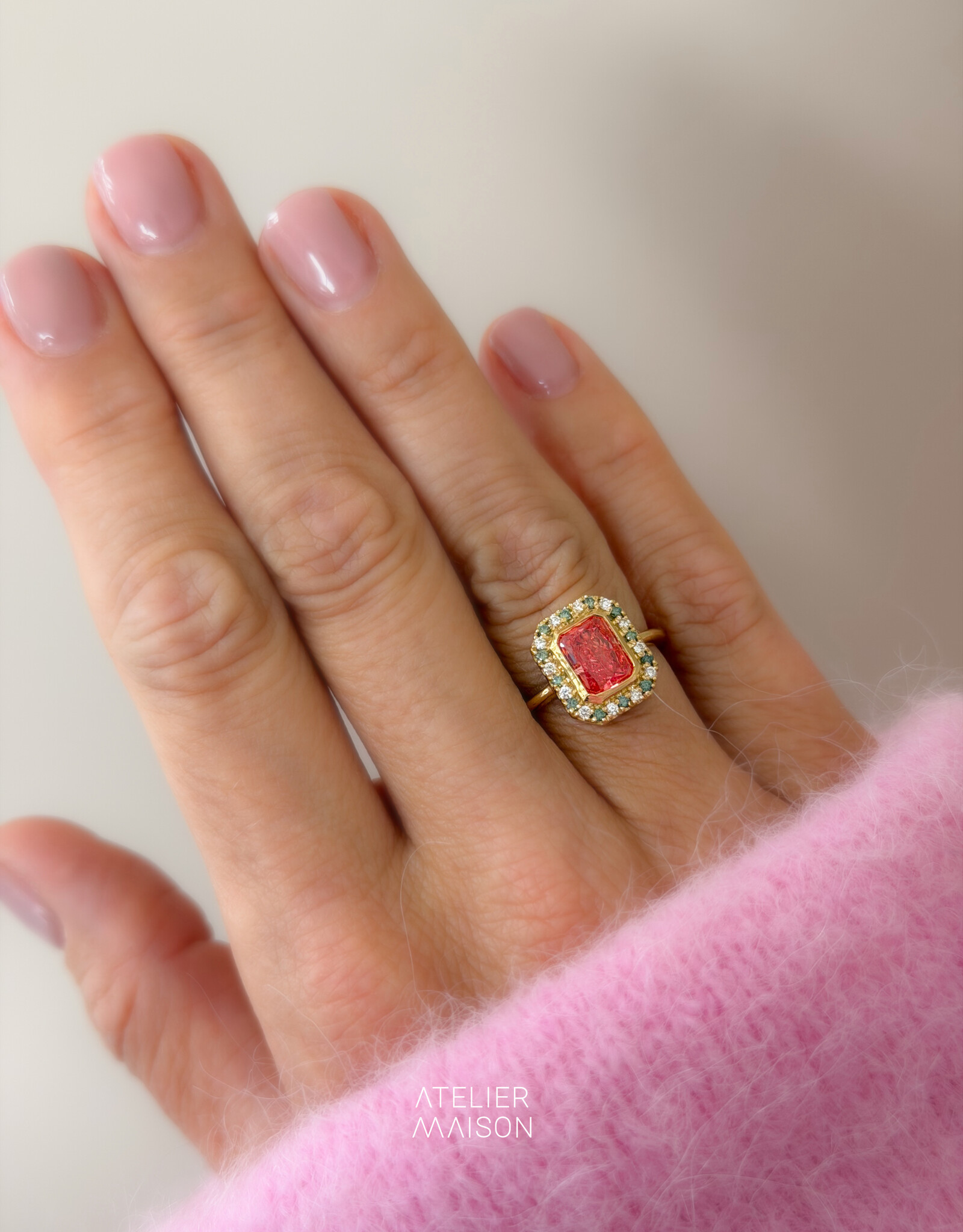 Atelier Maison 18K geel goud | mt 53