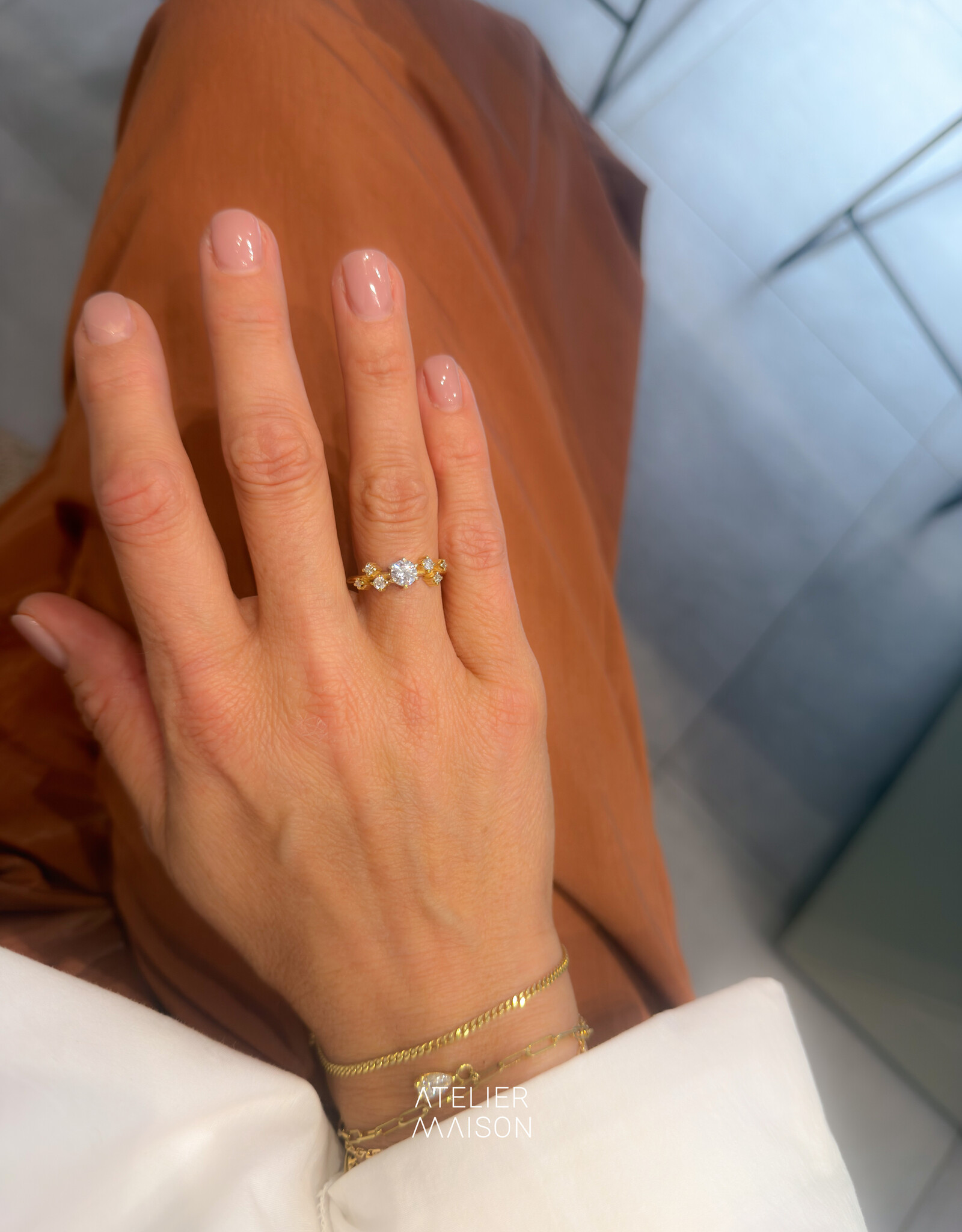 Atelier Maison My Sunshine ring | Mt 56 | labgrown diamanten