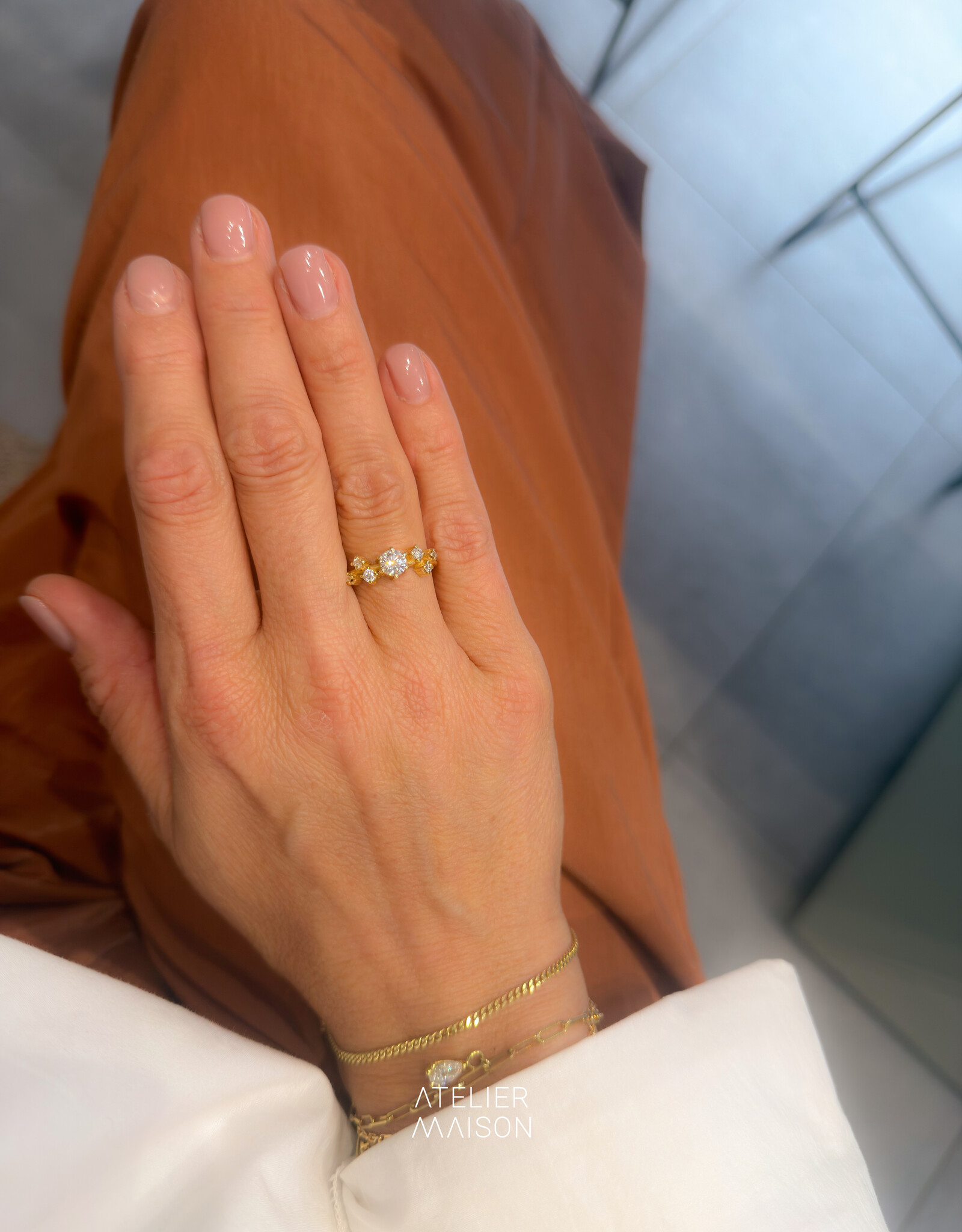 Atelier Maison My Sunshine ring | Mt 56 | labgrown diamanten