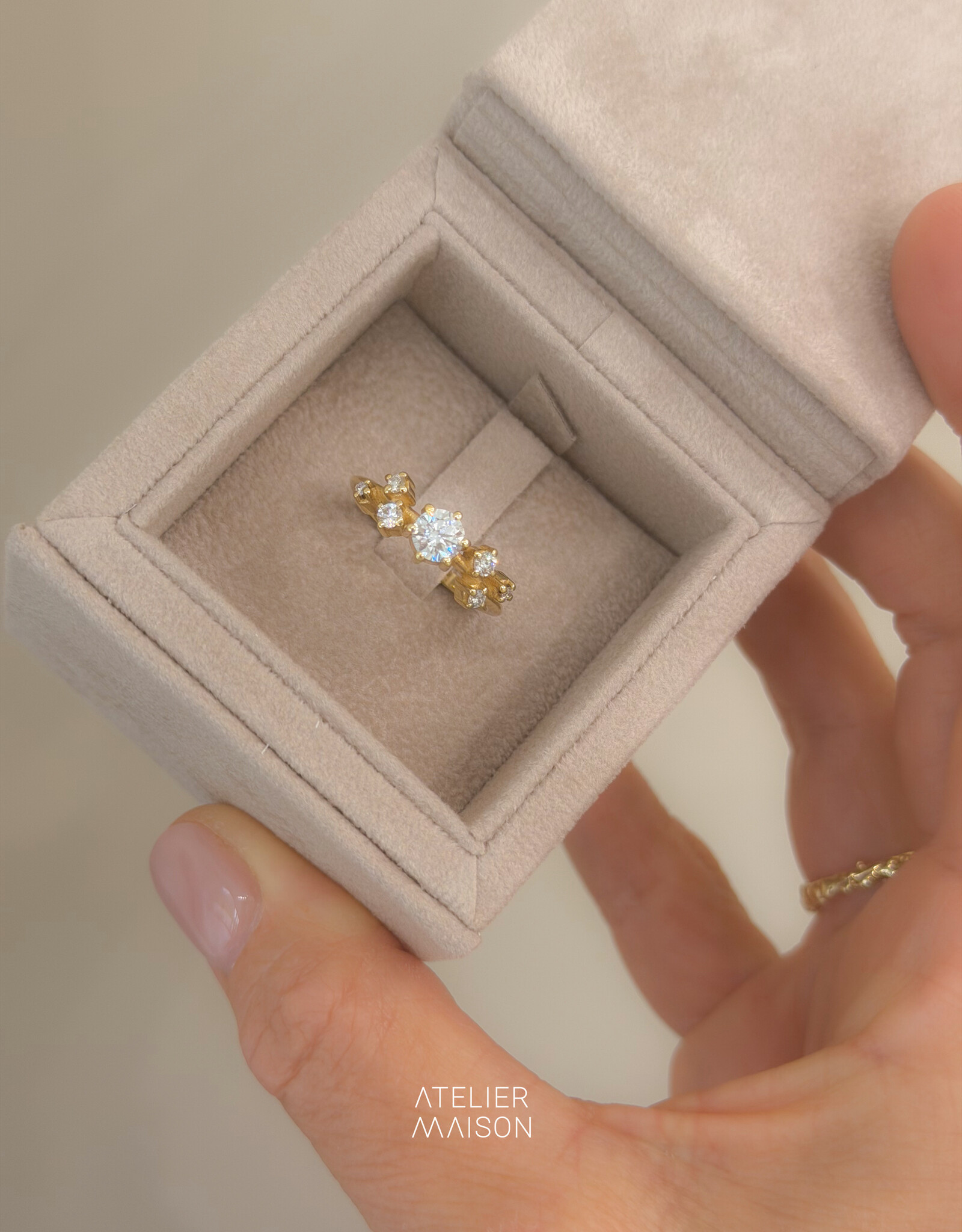 Atelier Maison My Sunshine ring | Mt 56 | labgrown diamanten