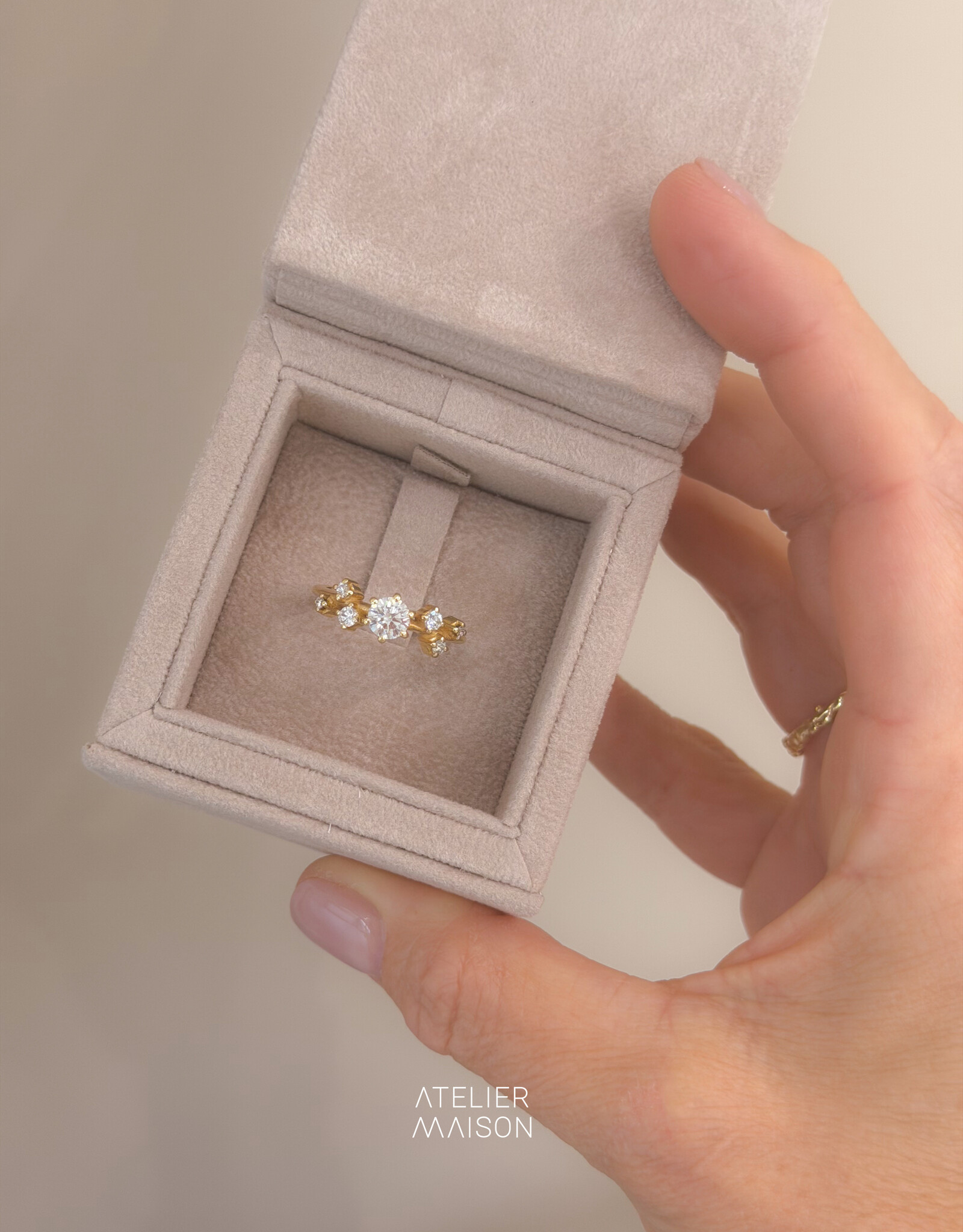 Atelier Maison My Sunshine ring | Mt 56 | labgrown diamanten