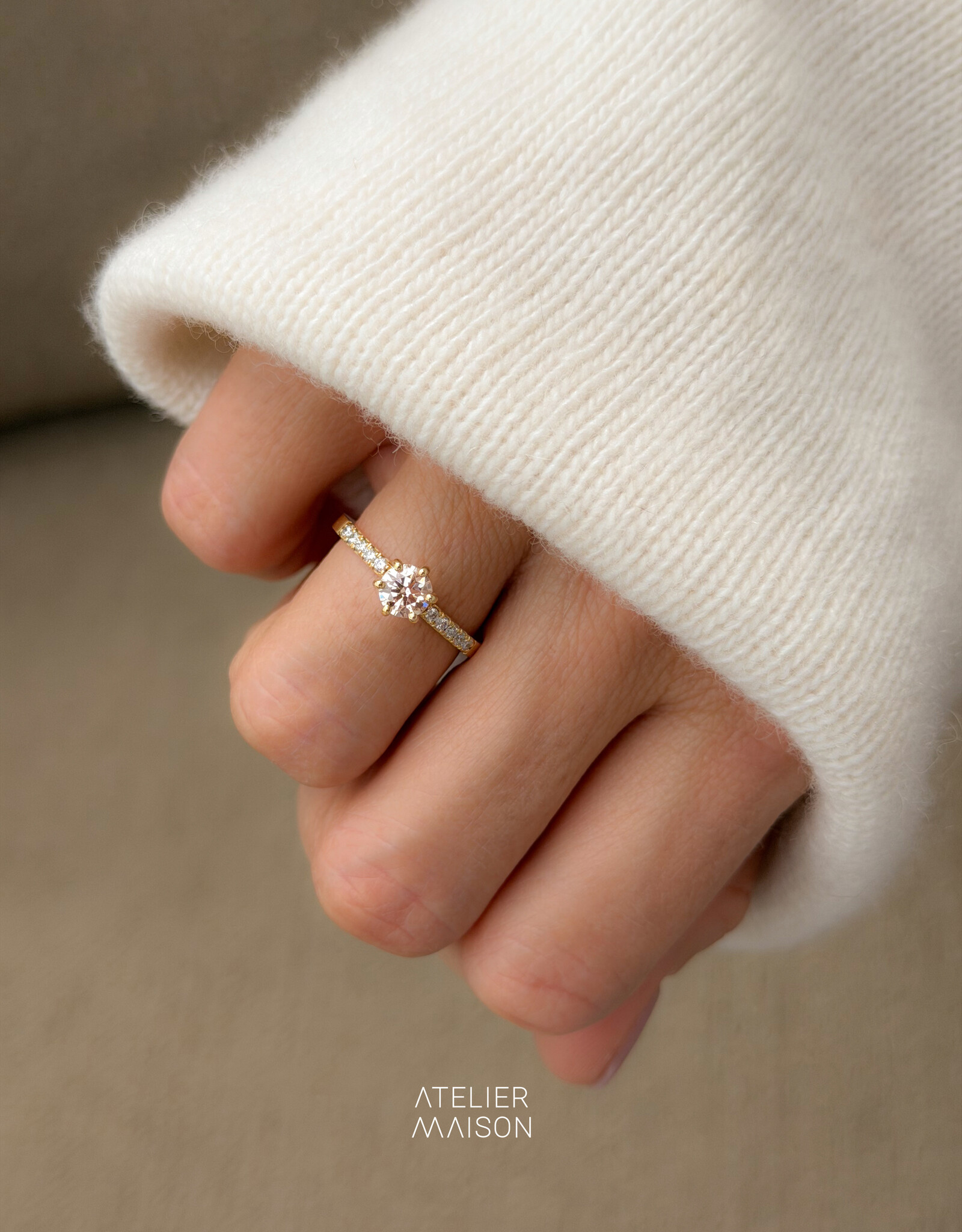 Atelier Maison mt55 | 18K geel goud