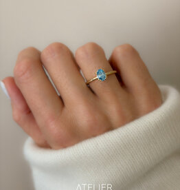 Atelier Maison Selflove ring | blauwe LGD 0,70ct