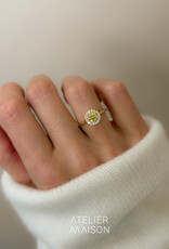 Atelier Maison 18 karaat geel goud | LGD 0,60ct | MT 56