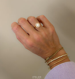 Atelier Maison Sum of Love ring | LGD 0,8ct | 18K geel goud