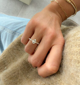 Atelier Maison Soulglow asring met diamant - vanaf