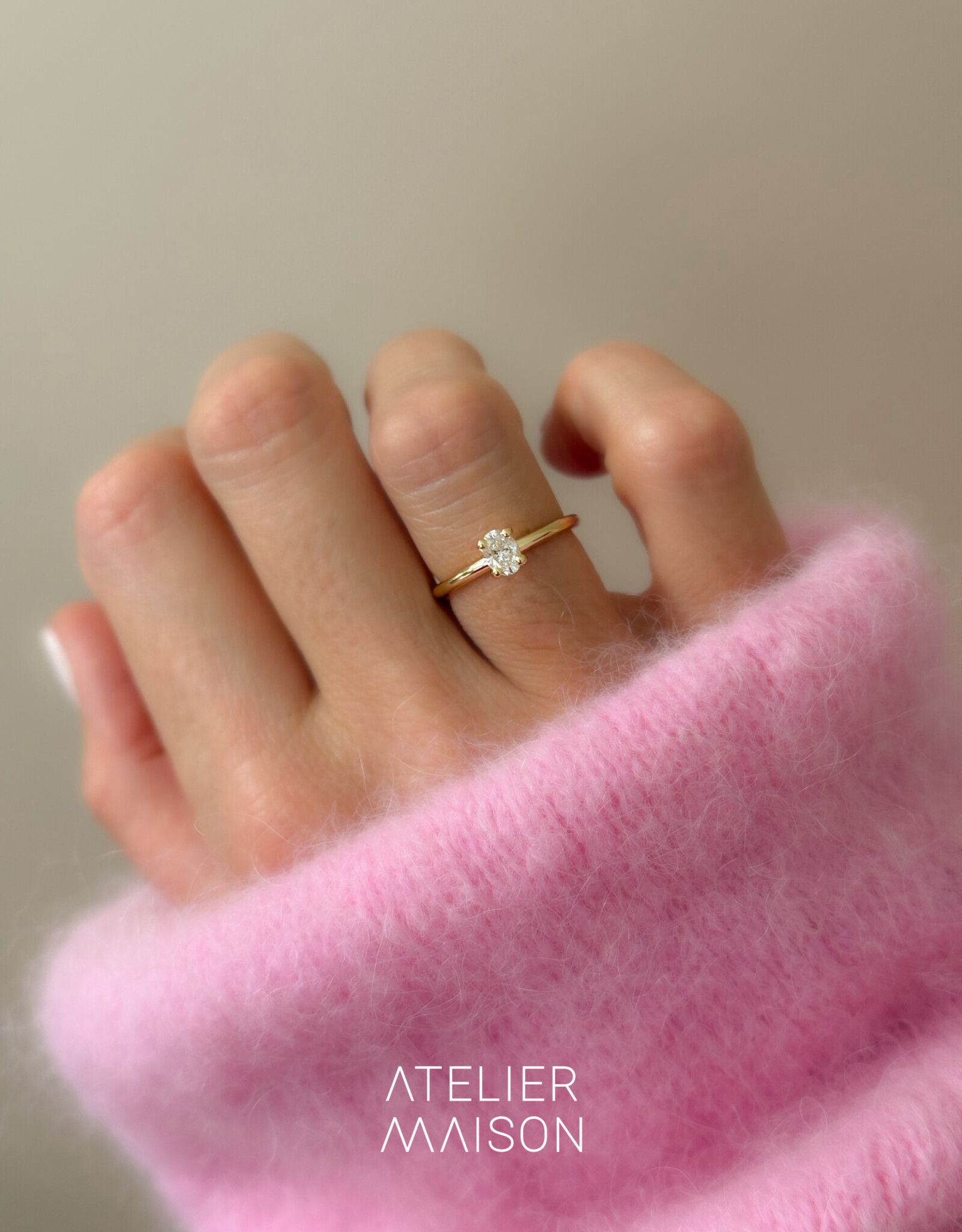 Atelier Maison Personaliseer de Perfectly Splendid ring naar wens