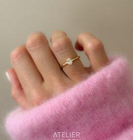 Atelier Maison Perfectly Splendid ring | kleine diamant | vanaf