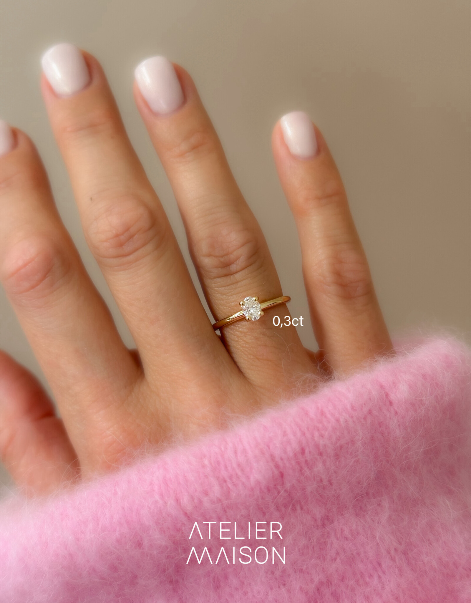 Atelier Maison Personaliseer de Perfectly Splendid ring naar wens