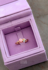 Atelier Maison Personaliseer de Dazzling Colors ring met je favoriete kleuren