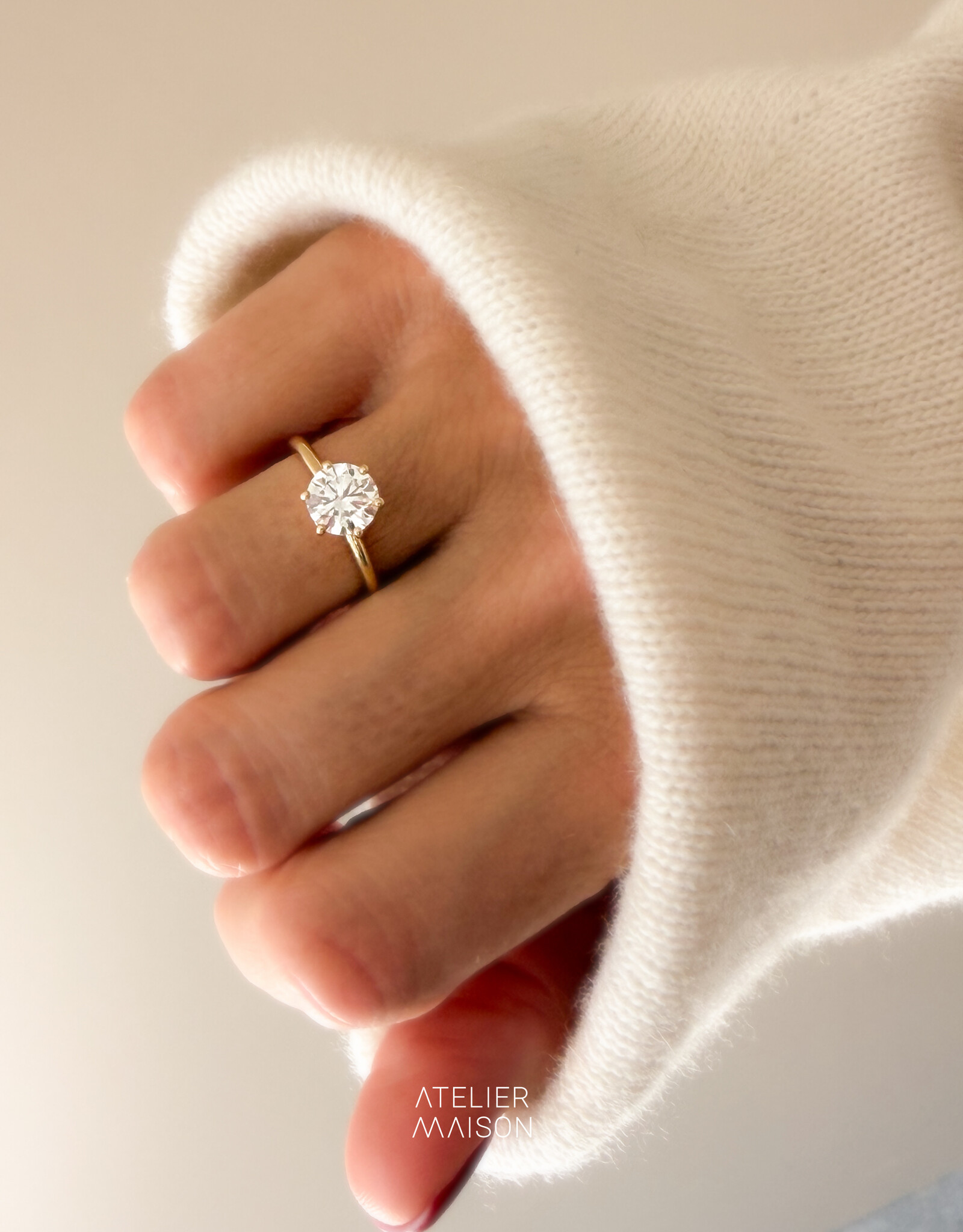 Atelier Maison Personaliseer The Promise  ring naar wens