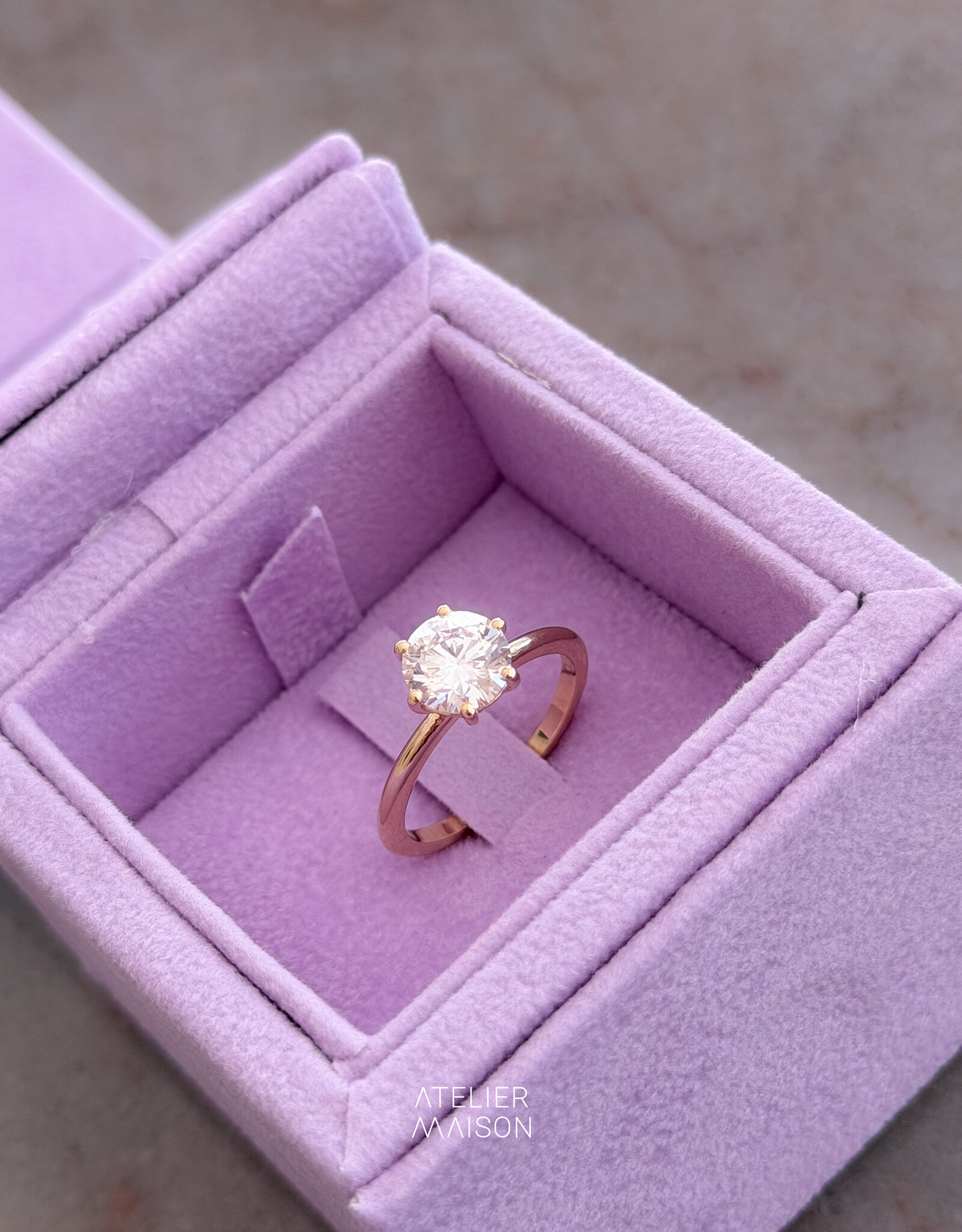 Atelier Maison Personaliseer The Promise  ring naar wens