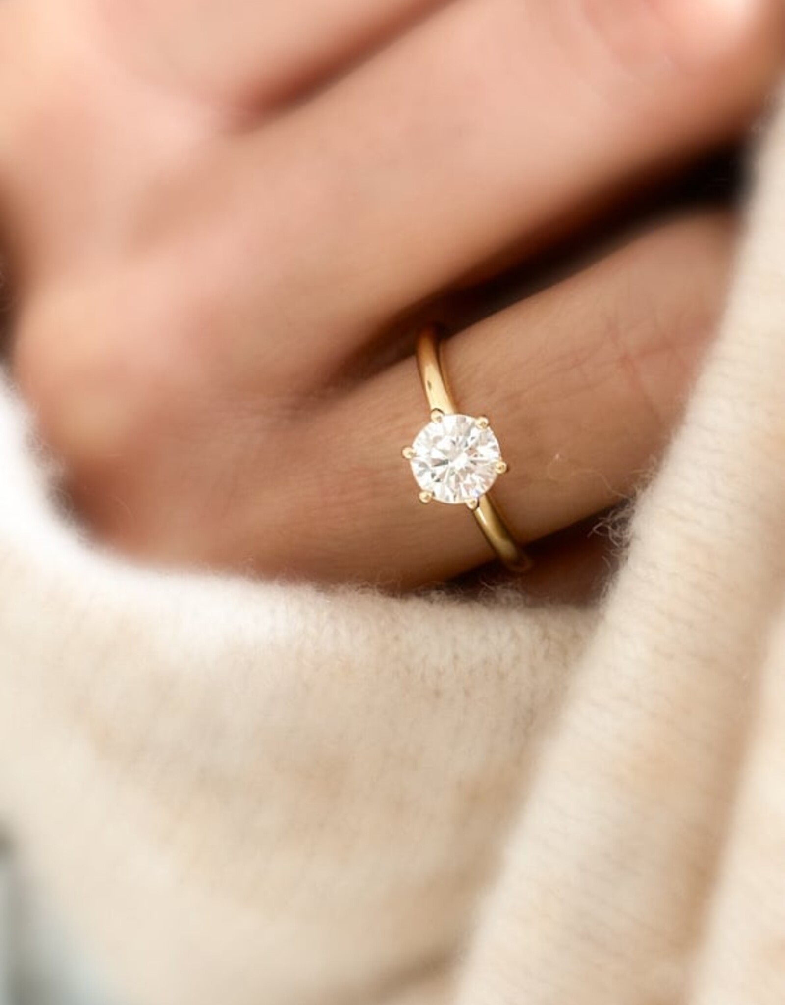 Atelier Maison The Big Promise ring | medium diamant