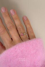 Atelier Maison Soulmates ring met bruine en roze LGD (0,3 & 0,6ct)