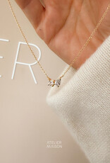 Atelier Maison 18K geel goud  | LGD en S&P nat. diamant
