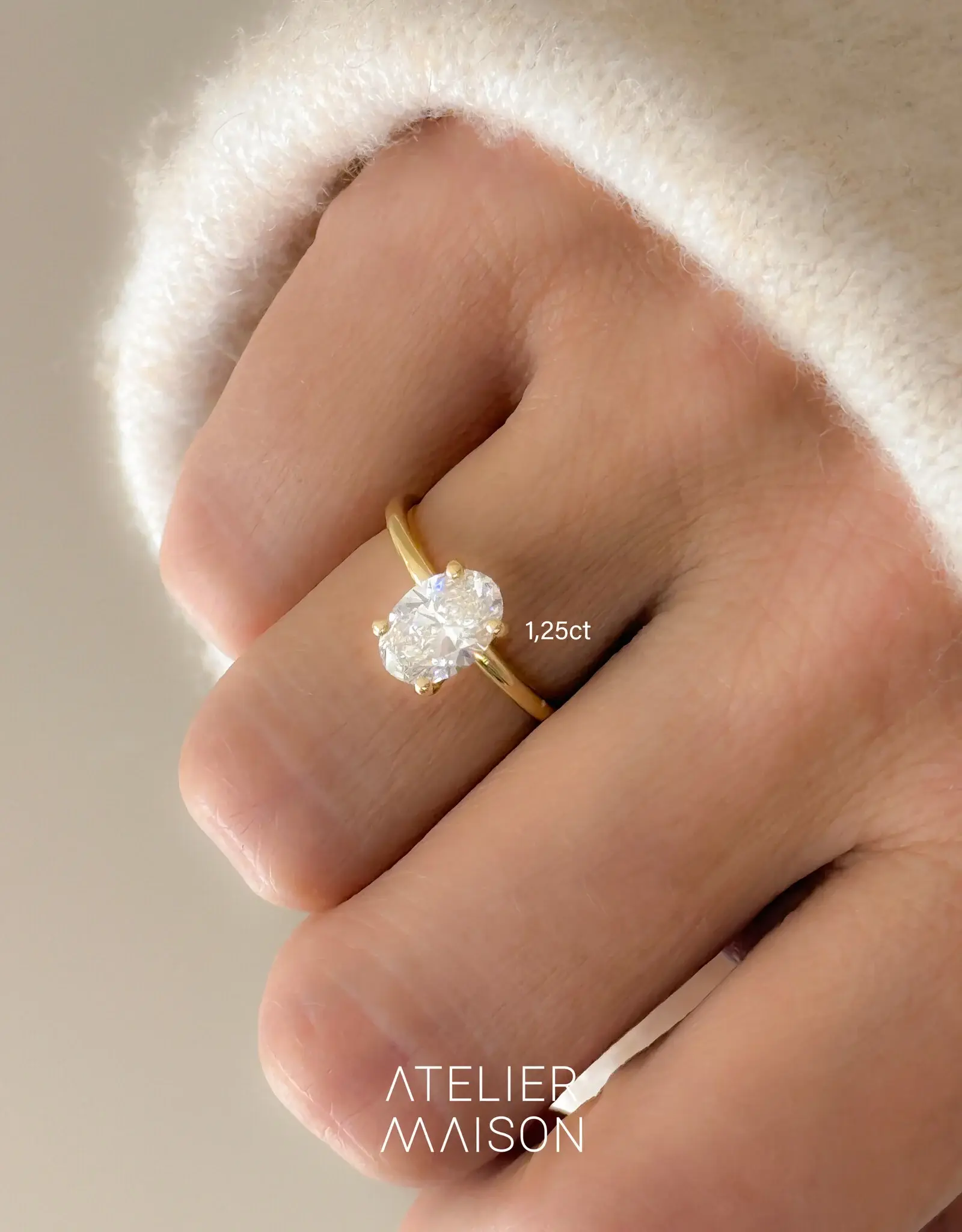 Atelier Maison Personaliseer de Perfectly Splendid ring naar wens