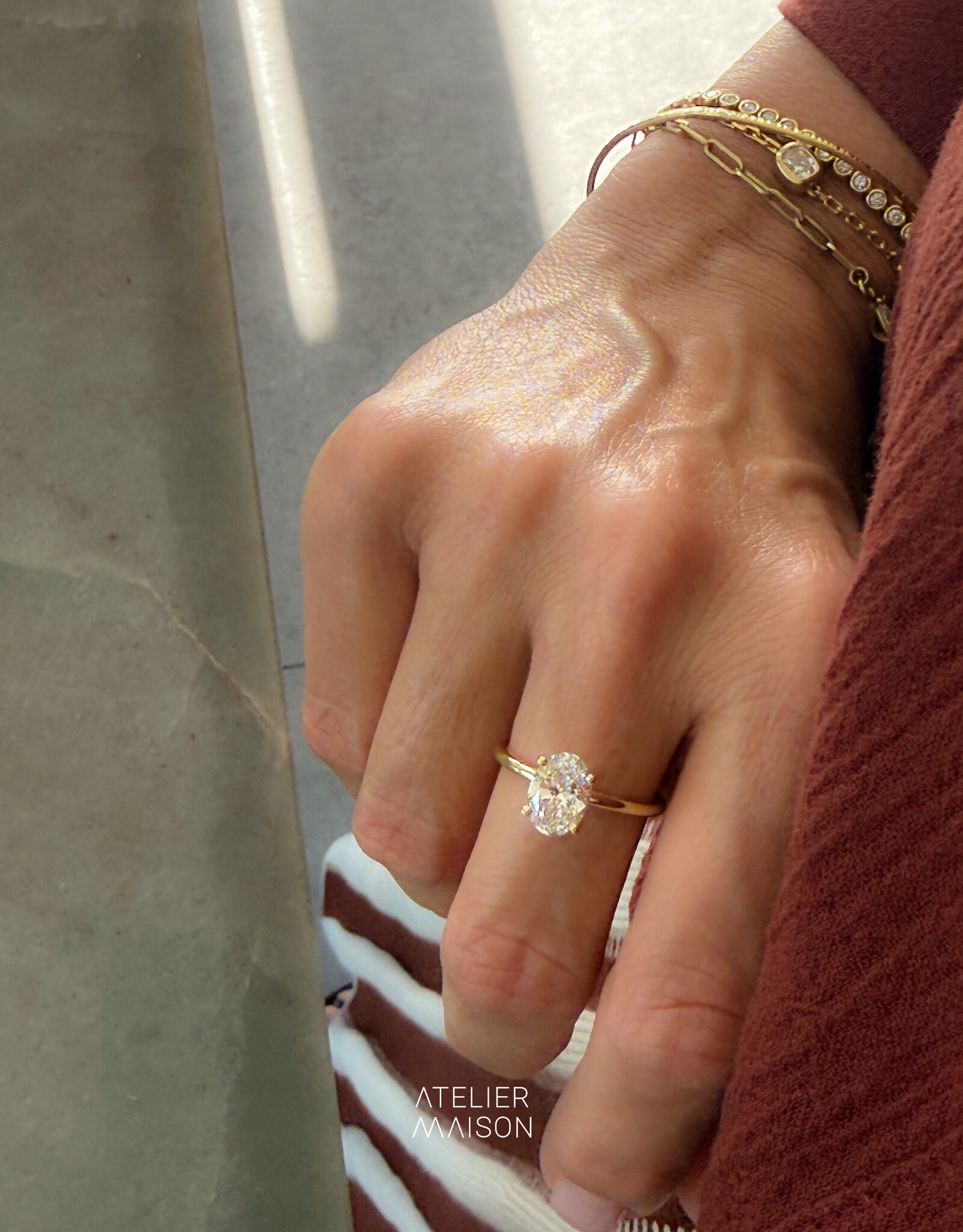 Atelier Maison Personaliseer de Perfectly Splendid ring naar wens