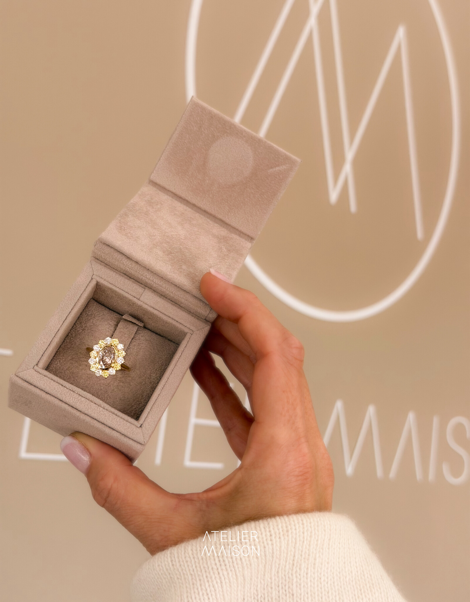 Atelier Maison Personaliseer de Spring Things ring naar wens