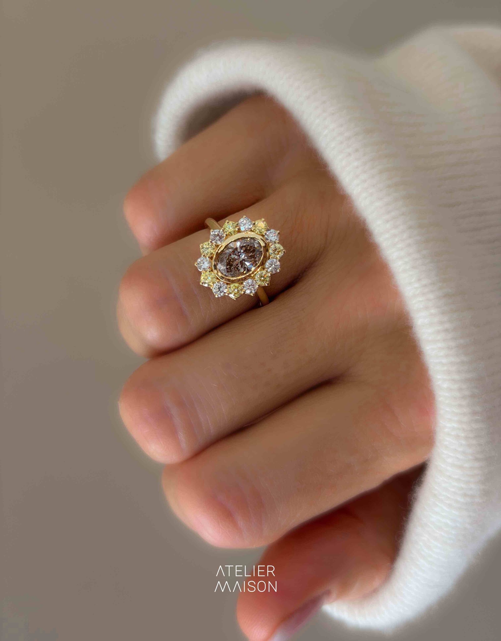 Atelier Maison Personaliseer de Spring Things ring naar wens