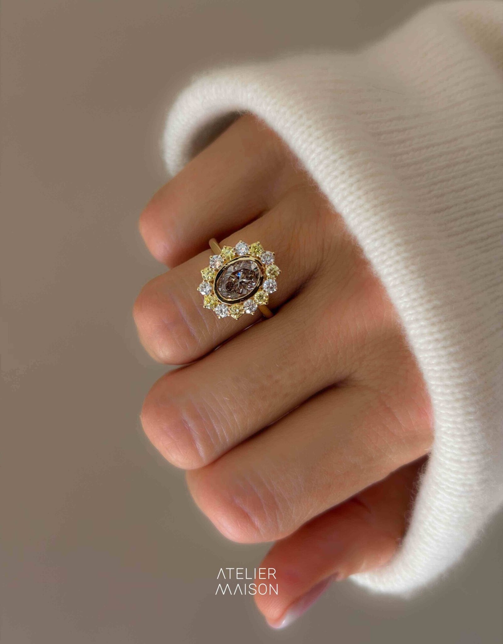 Atelier Maison maat 52 - 18K geel goud