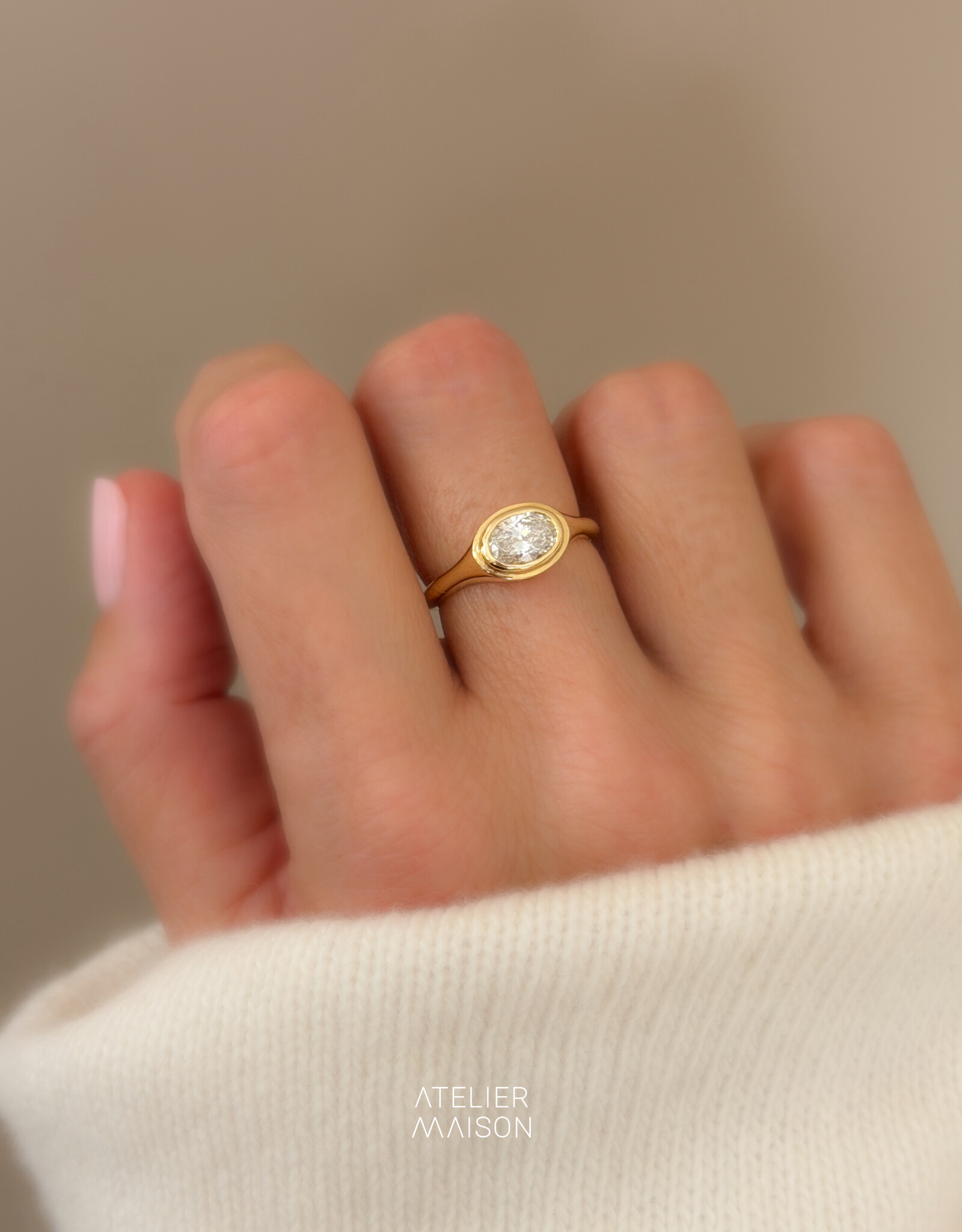 Atelier Maison Personaliseer The Vow ring naar wens