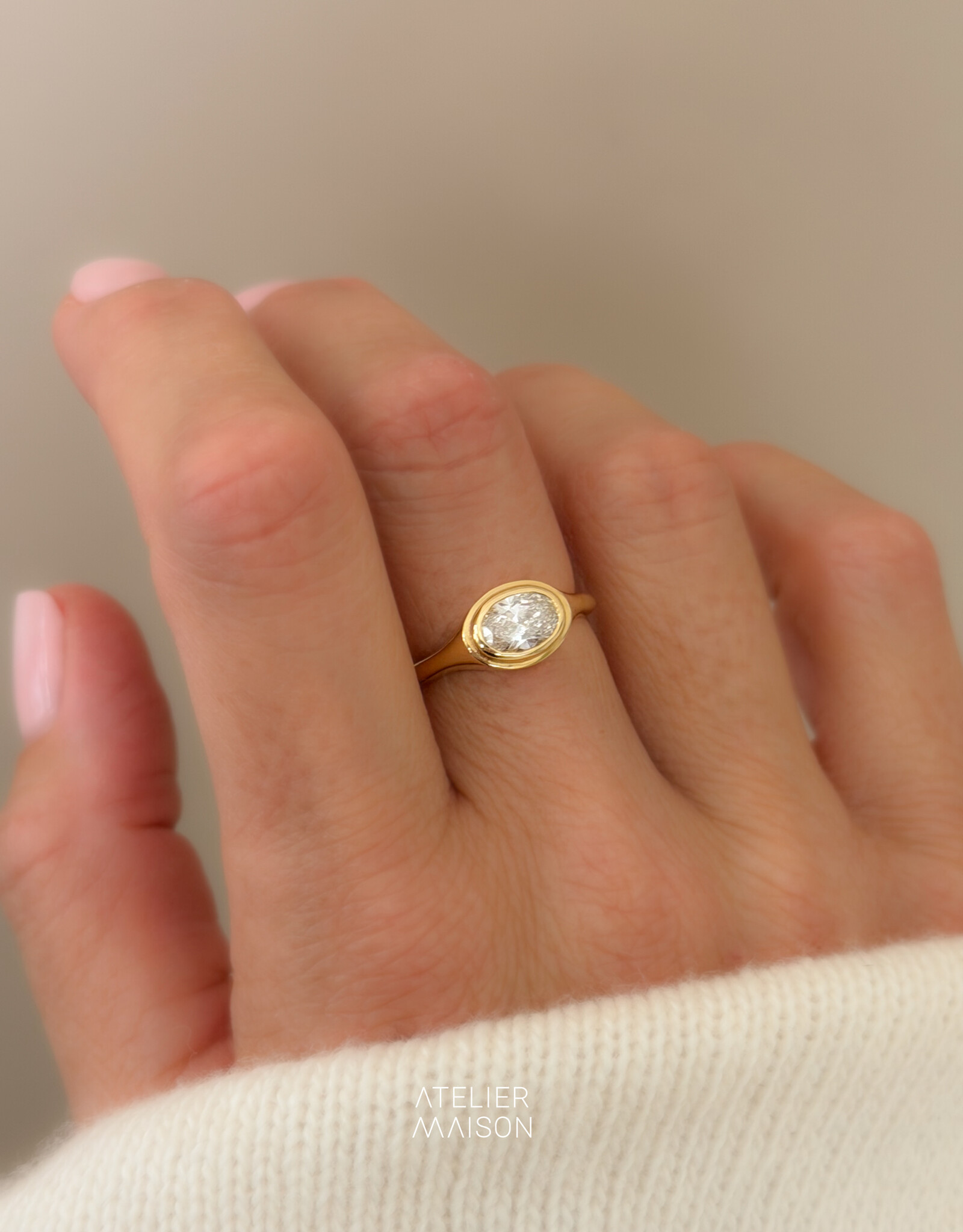 Atelier Maison Personaliseer The Vow ring naar wens