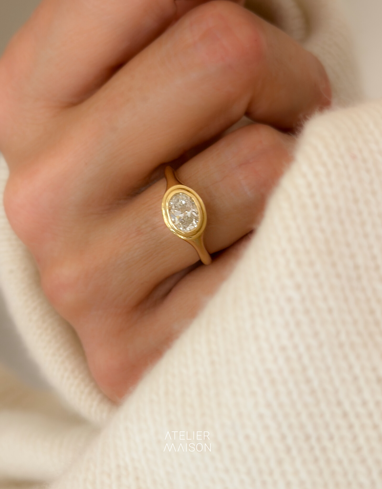 Atelier Maison Personaliseer The Vow ring naar wens