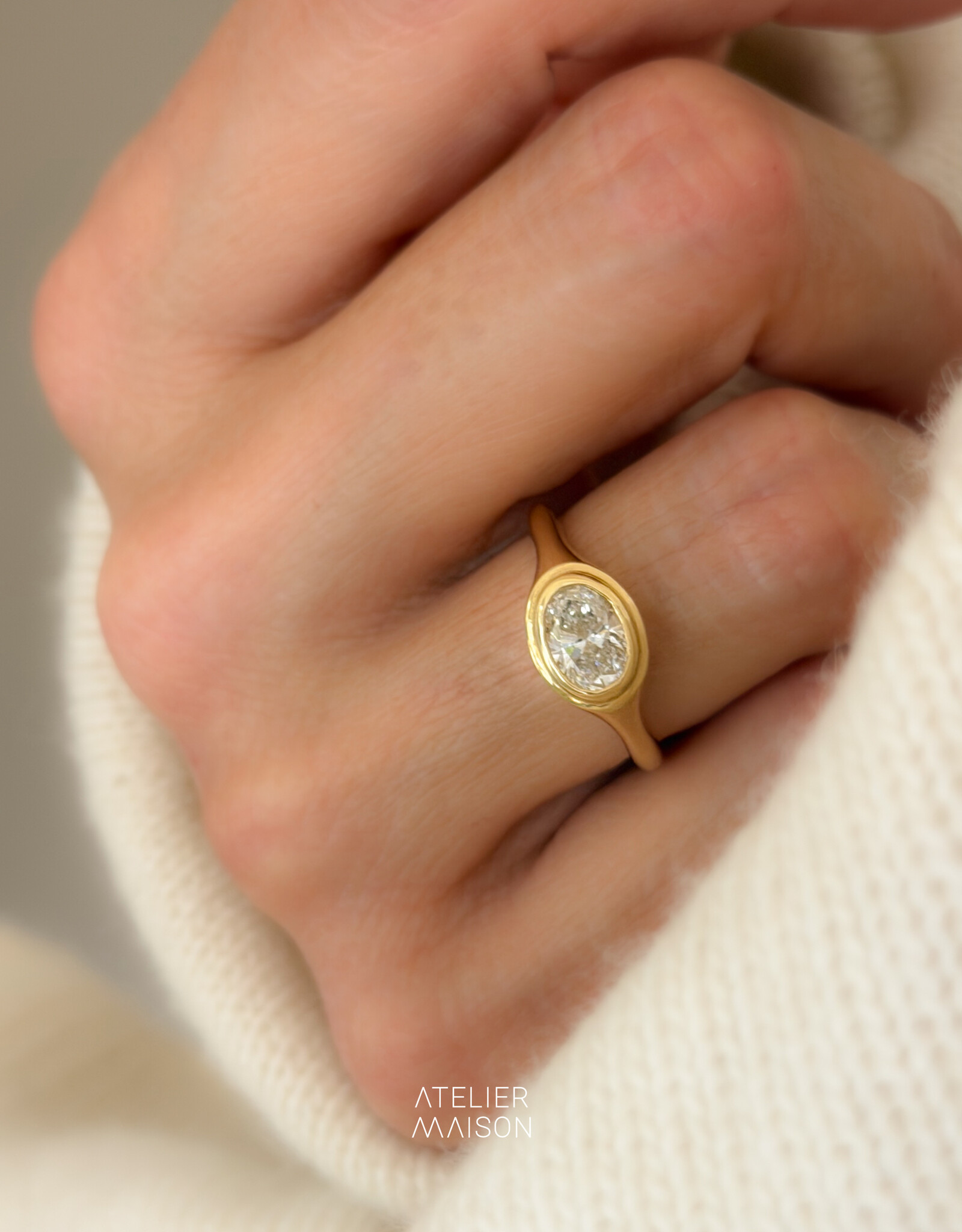Atelier Maison Personaliseer The Vow ring naar wens