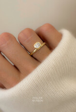 Atelier Maison personaliseer de Offset ring naar wens