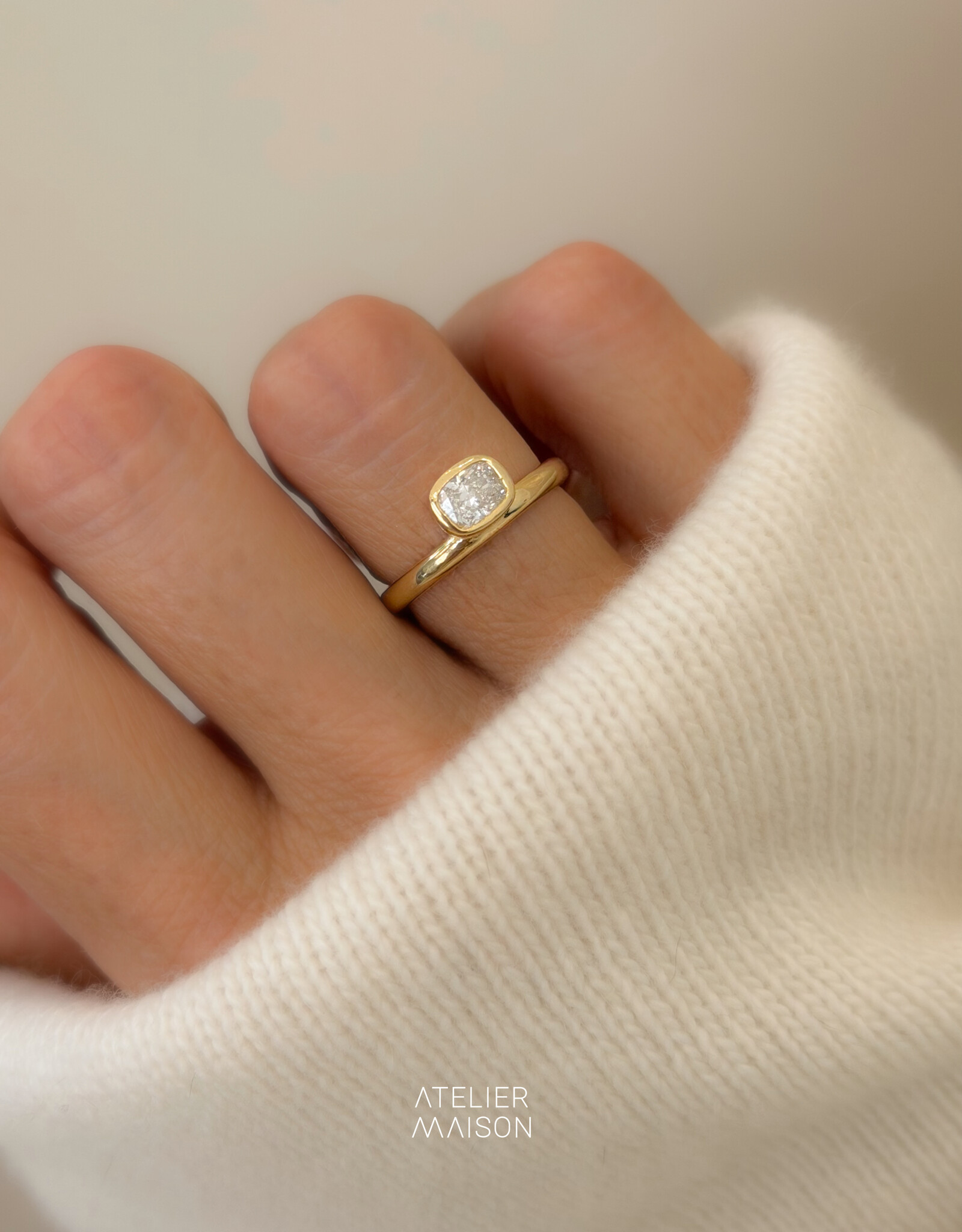 Atelier Maison personaliseer de Offset ring naar wens