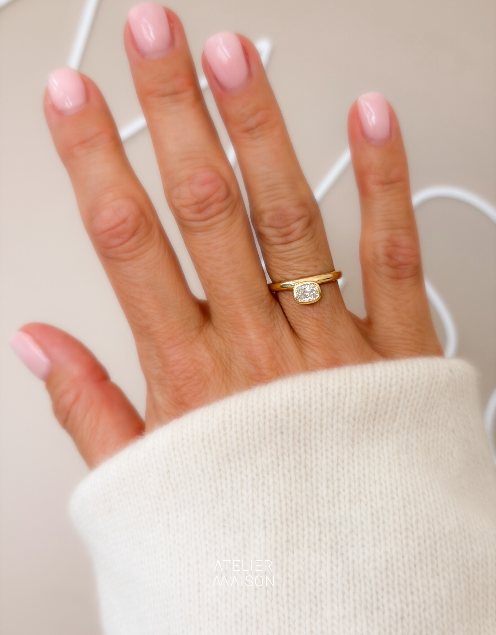 Atelier Maison personaliseer de Offset ring naar wens