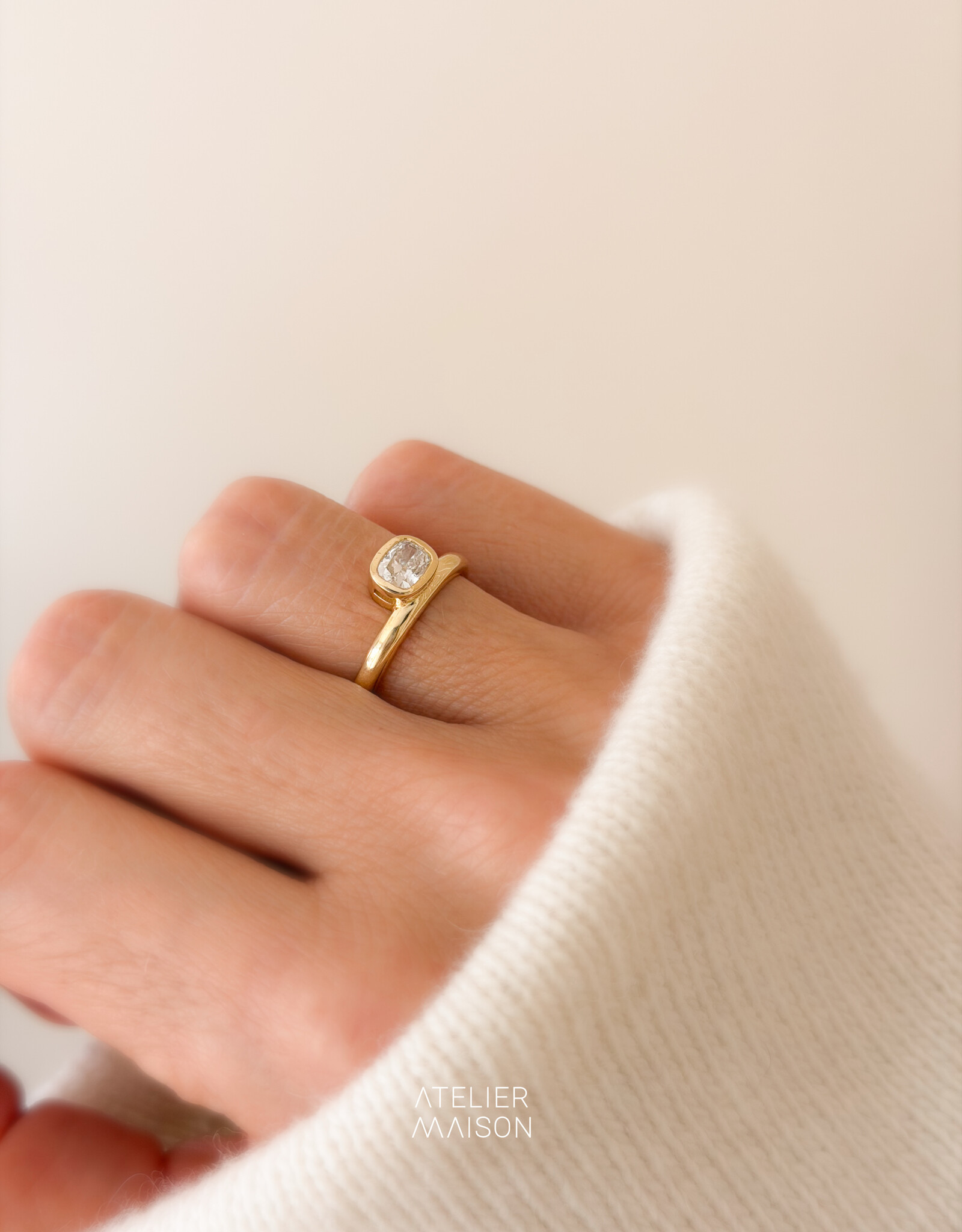 Atelier Maison personaliseer de Offset ring naar wens