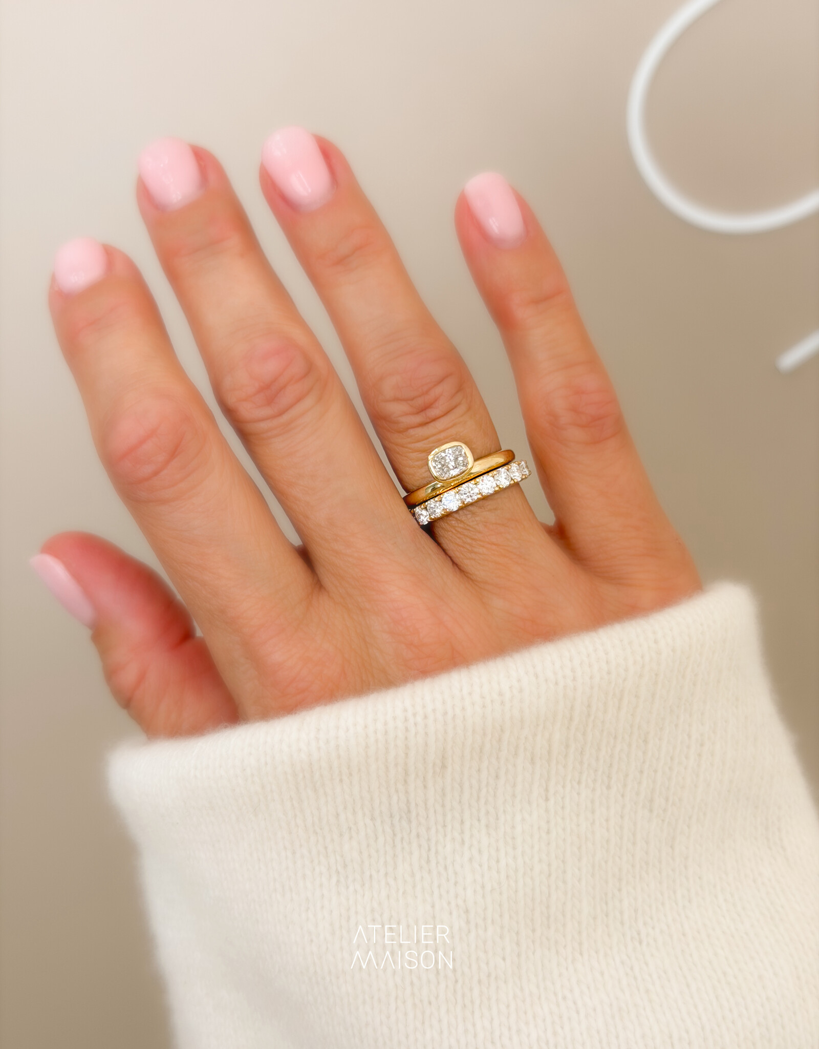 Atelier Maison personaliseer de Offset ring naar wens