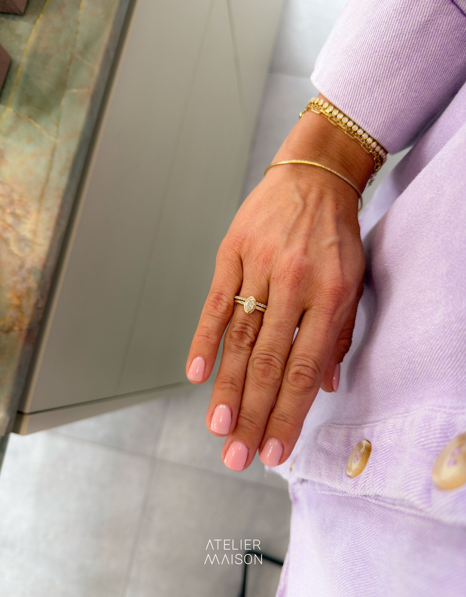 Atelier Maison personaliseer de Eclat ring naar wens