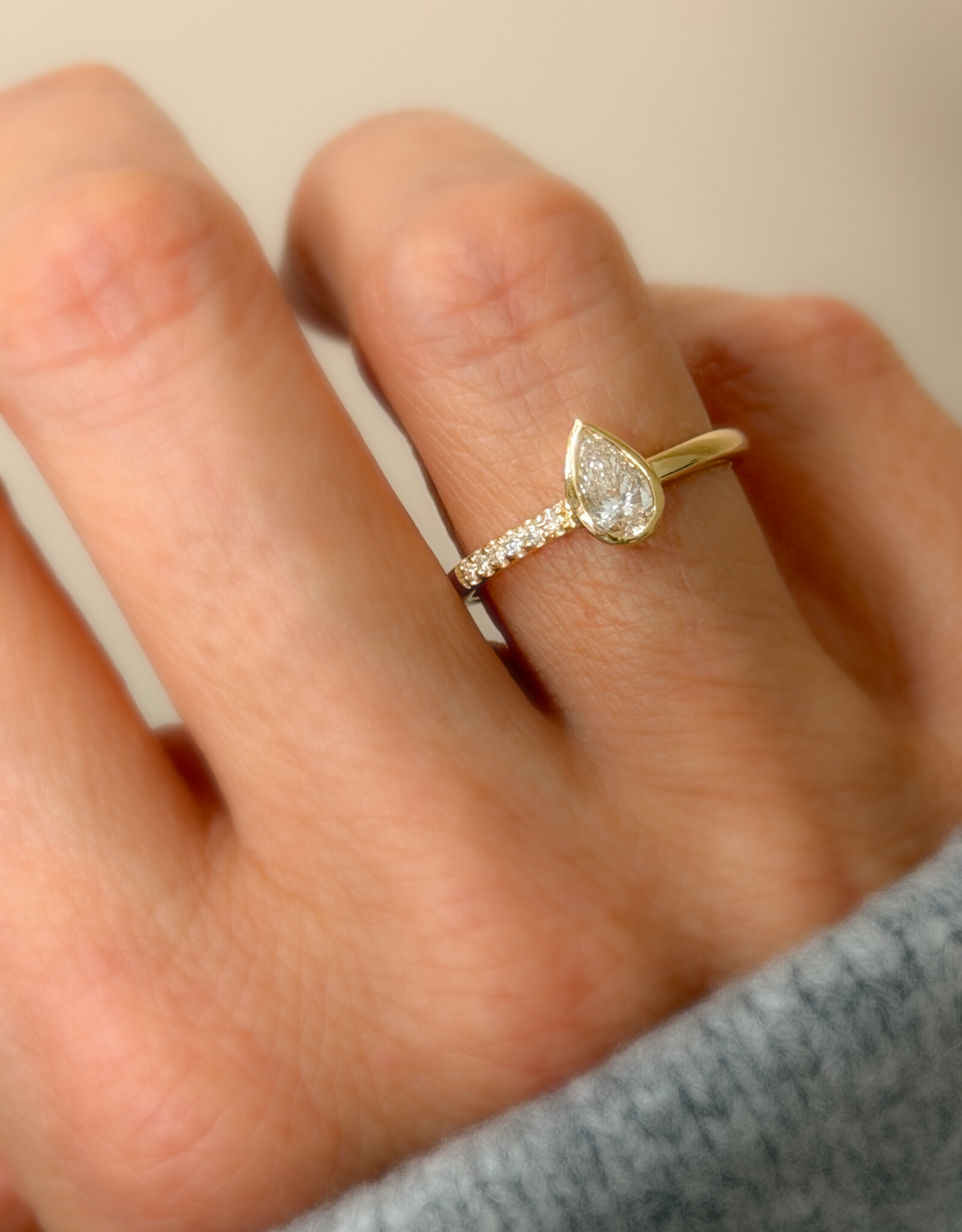 Atelier Maison personaliseer de Happy Tears ring naar wens