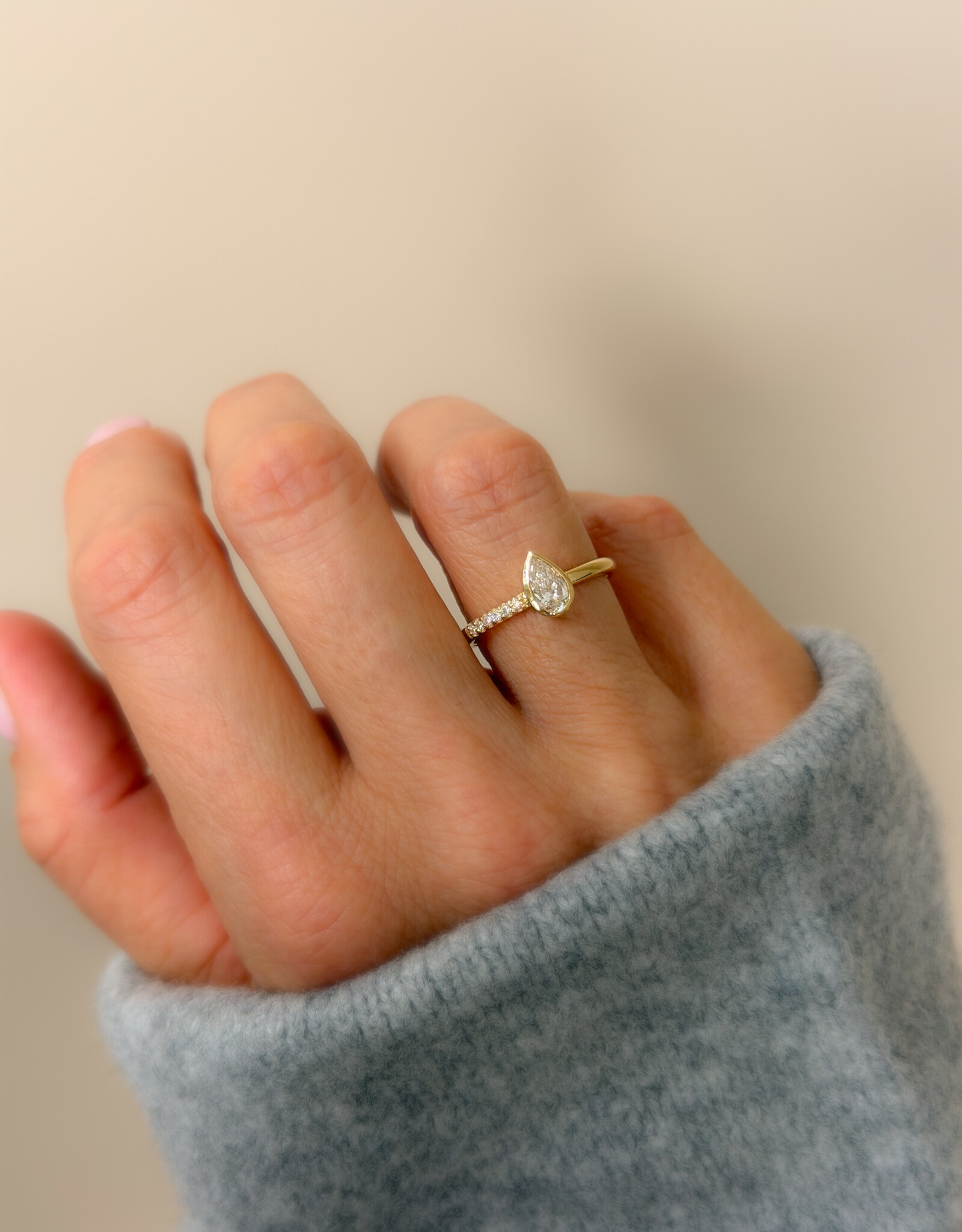 Atelier Maison personaliseer de Happy Tears ring naar wens