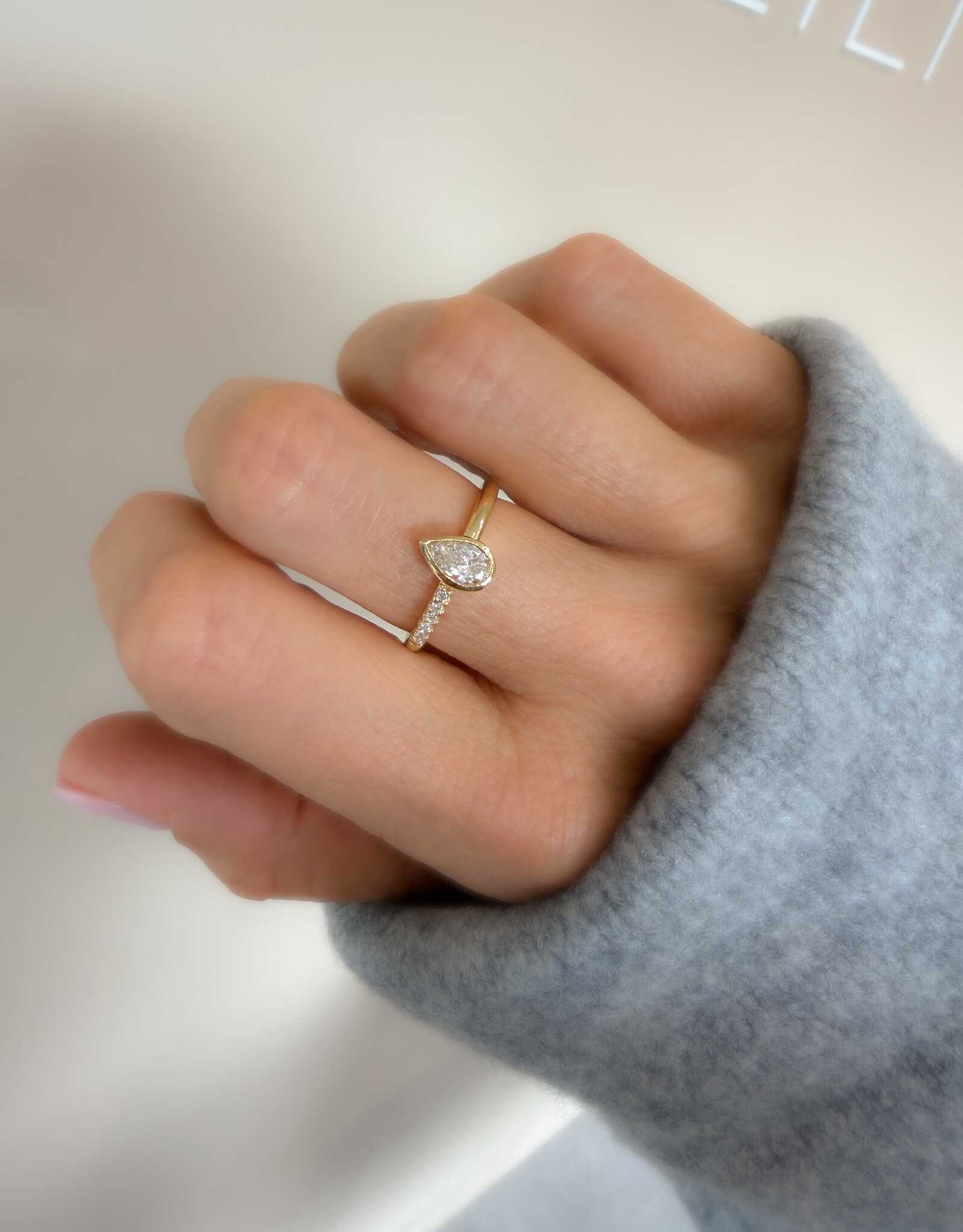 Atelier Maison personaliseer de Happy Tears ring naar wens