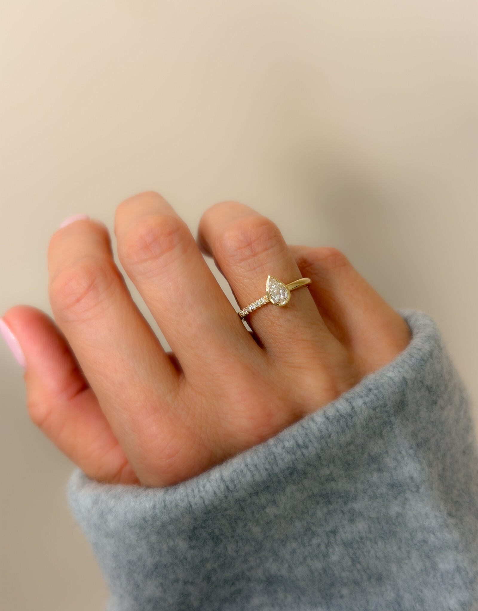 Atelier Maison personaliseer de Happy Tears ring naar wens
