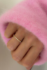 Atelier Maison The Colorful ring met witte en kleurdiamanten