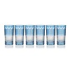 Sky Blue High Ball Glasses, set of 6