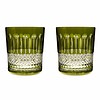 Rainbow Olive Green Double Old Fashioned, set of 2