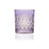 Gurasu Crystal  Pineapple Lavender Double Old Fashioned Tumbler