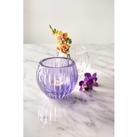 Lavender Crystal tealight votive / vase