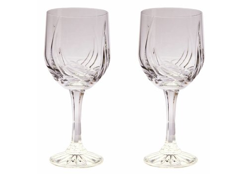 Aurora Crystal Red Wine Glasses, set of 6