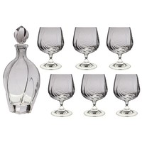 Aurora Crystal Brandy Set